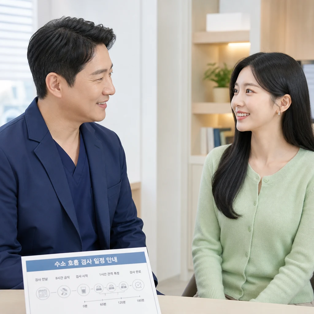 눈에손안과에서 수소호기검사 받을 때 주의점