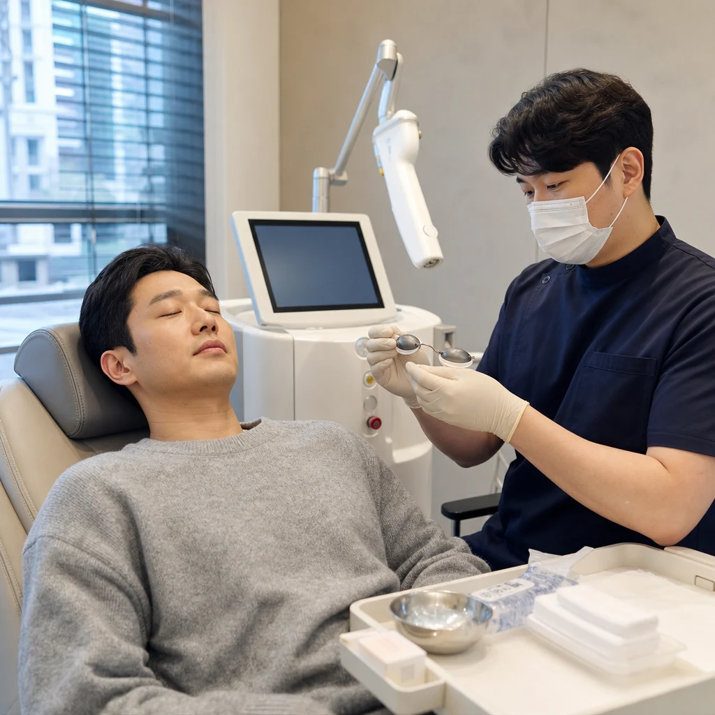 IPL 레이저 시술 당일 절차는 어떻게 진행되나요?